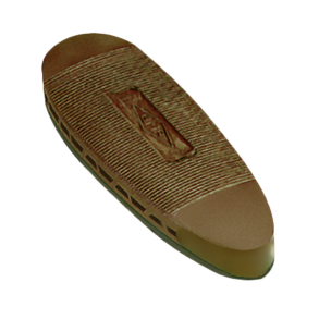 Gummi bagkappe  ventileret 17 mm brun