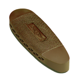 Gummi bagkappe ventileret 20mm brun