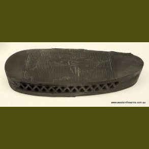 Bagkappe Gummi ventileret 25 mm sort