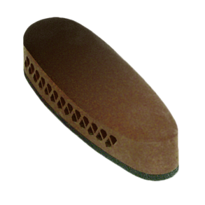 Gummi bagkappe ventileret 25mm brun