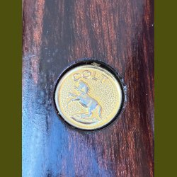 Colt 1911 Smooth  COLT MEDALLIONS vintage Full-size Grip 