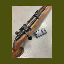 Mauser 98 cal 6,5x55  med flutet match pibe og S&L bundmetal til lse magasiner
